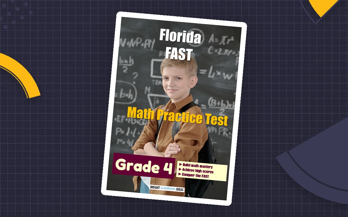 Florida (FAST) Math Practice Test for Grade 4 preview: 4th grade math fast practice pages