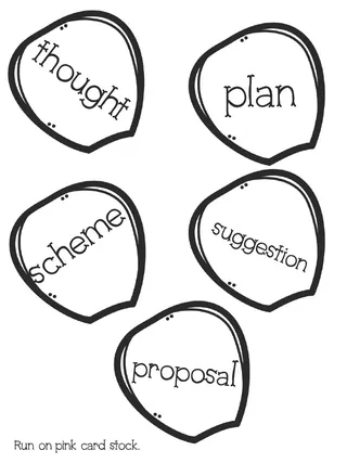 Flower Synonyms Activity – Vocabulary Match Set – sample page 2