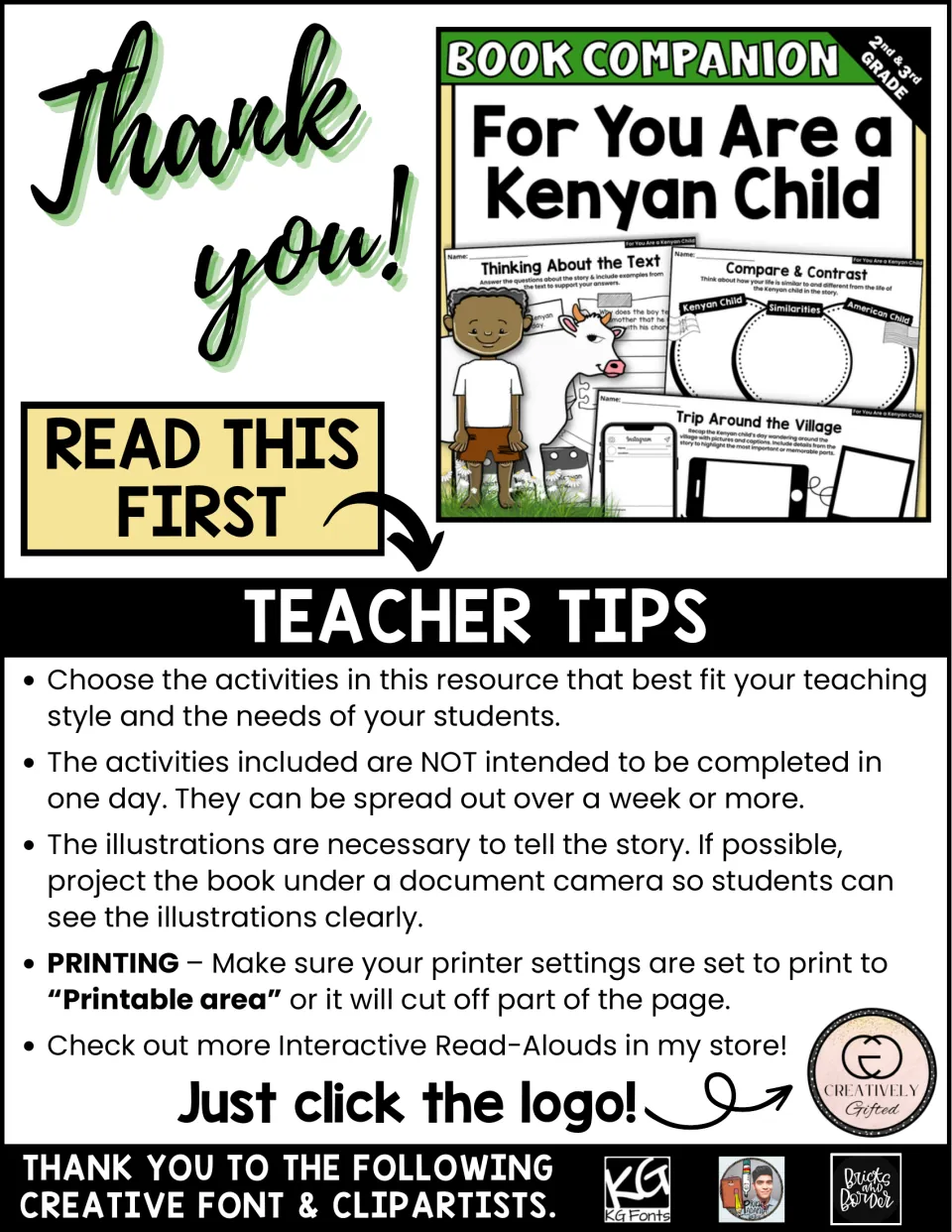Teacher tips for the book companion: selecting activities, pacing lessons, showing illustrations, and printing