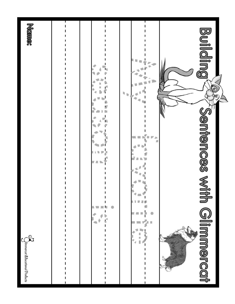 Black and white sentence-writing sheet: trace the starter "My favorite season is" and add a season to complete it