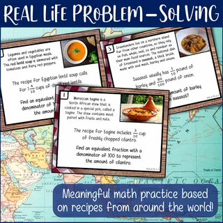 Fractions & Decimals in Recipes - Florida BEST MA.4.FR.1.1, 1.2 & 2.3 – preview 1