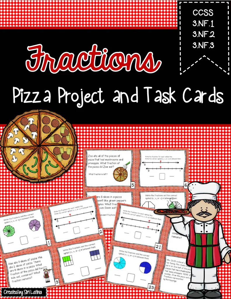 Pizza Fractions Project – 2-Day Class Activity – cover