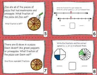 Pizza Fractions Project – 2-Day Class Activity – sample page 2