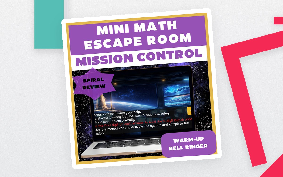 Free 6th Grade Math Spiral Review Escape Room – Ratios & Unit Rates preview