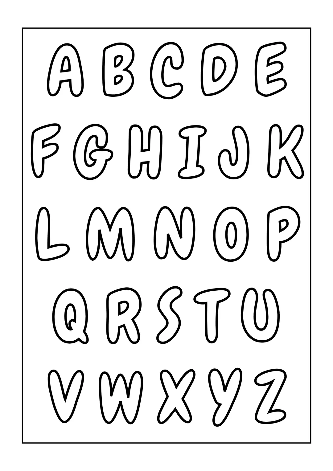 Uppercase and Lowercase Alphabet Coloring Pages – cover