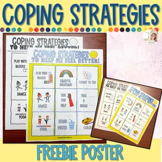 Coping Skills Poster for Kids – Calm Corner Decor – cover