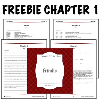 FREE: Frindle Novel Study Guide – Chapter 1 – cover