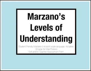 Marzano's Levels of Understanding – Poster & Rubric – cover