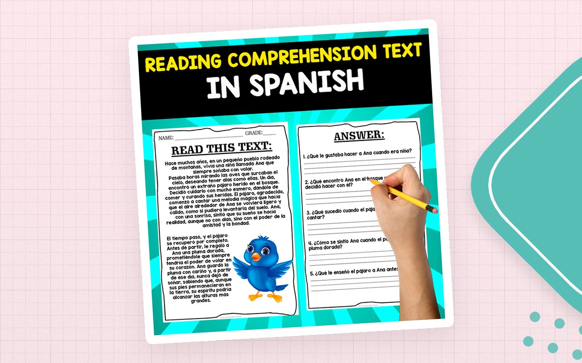 FREE READING COMPREHENSION TEXT IN SPANISH | READ AND ANSWER | FREE preview