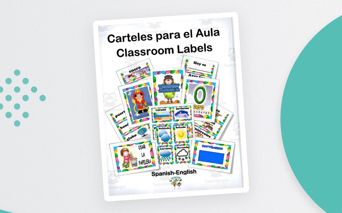 Free Spanish Classroom Posters / Carteles para el Salon de Clases teaching resource preview