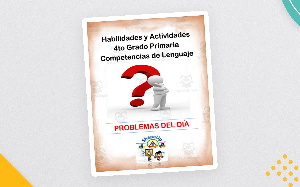Free Spanish LA Skills and Activities 4th Grade / Lenguaje preview