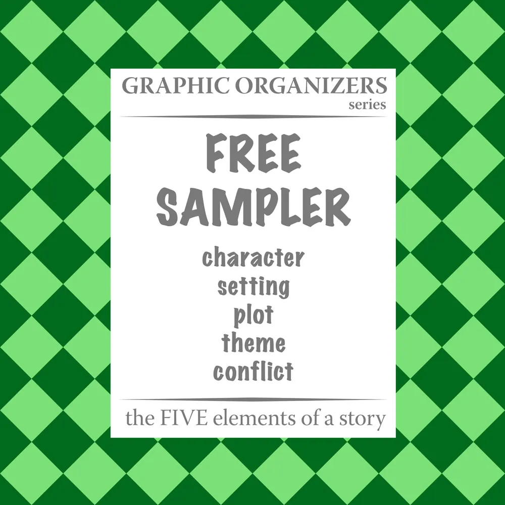 FREE: The FIVE Elements of a Story Graphic Organizers – cover