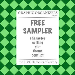 FREE: The FIVE Elements of a Story Graphic Organizers – cover