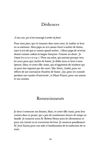 French: "Arrete de Fumer" / "Stop Smoking" eBook – sample page 2