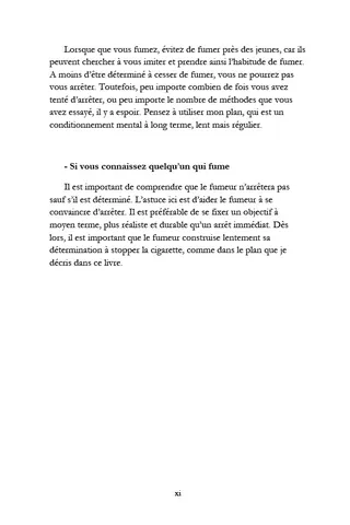 French: "Arrete de Fumer" / "Stop Smoking" eBook – sample page 3