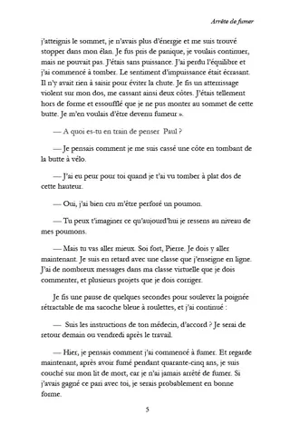 French: "Arrete de Fumer" / "Stop Smoking" eBook – sample page 4