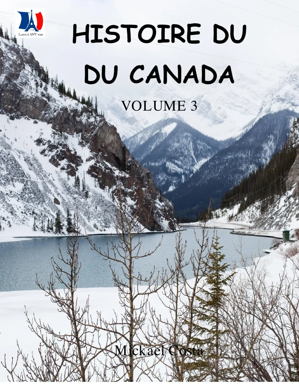 Cover of French: History of Canada Activity Book Volume 3, naming Mickaël Costa as the author