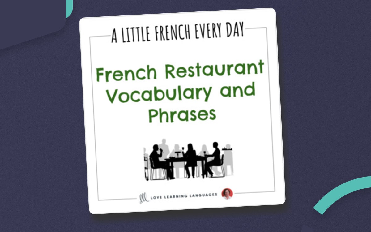 French Restaurant Vocabulary List - Quizlet Study Set - Distance Learning preview