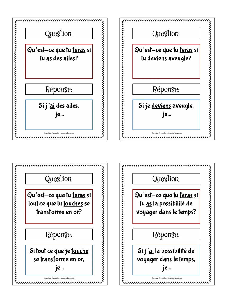 Imaginative si prompts: students respond to having wings, going blind, a golden touch and time travel
