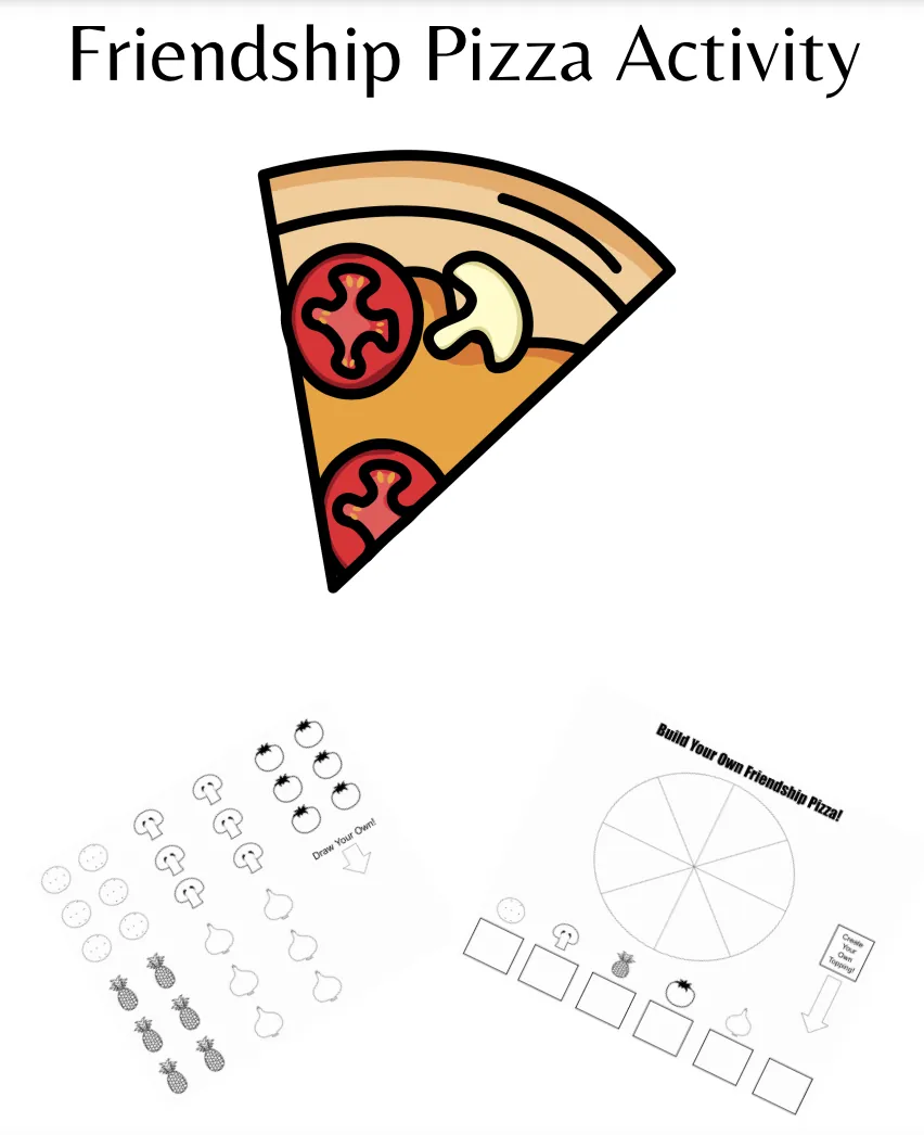 Friendship Pizza Activity – cover