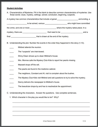 Fun Mystery Theater: The Mystery Club & The Case of the Missing Pearls – sample page 4