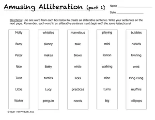Fun with Alliteration – sample page 2