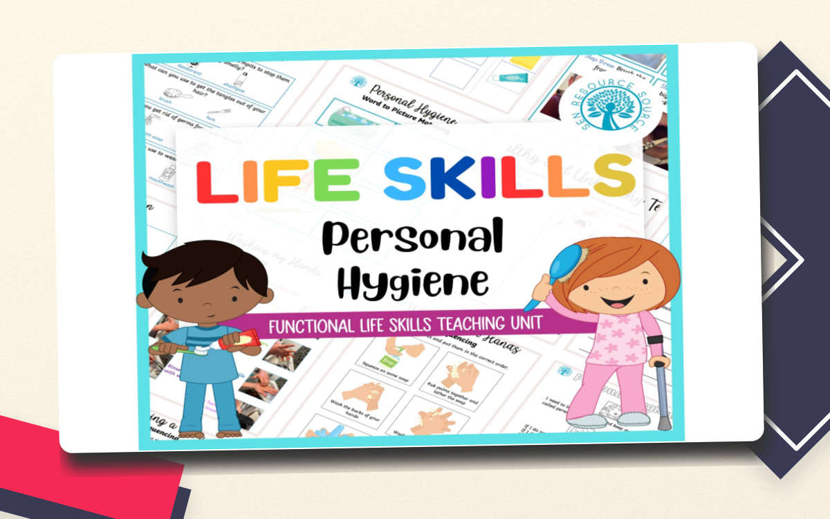 Functional Life Skills - Personal Hygiene preview: Personal-hygiene bingo pages
