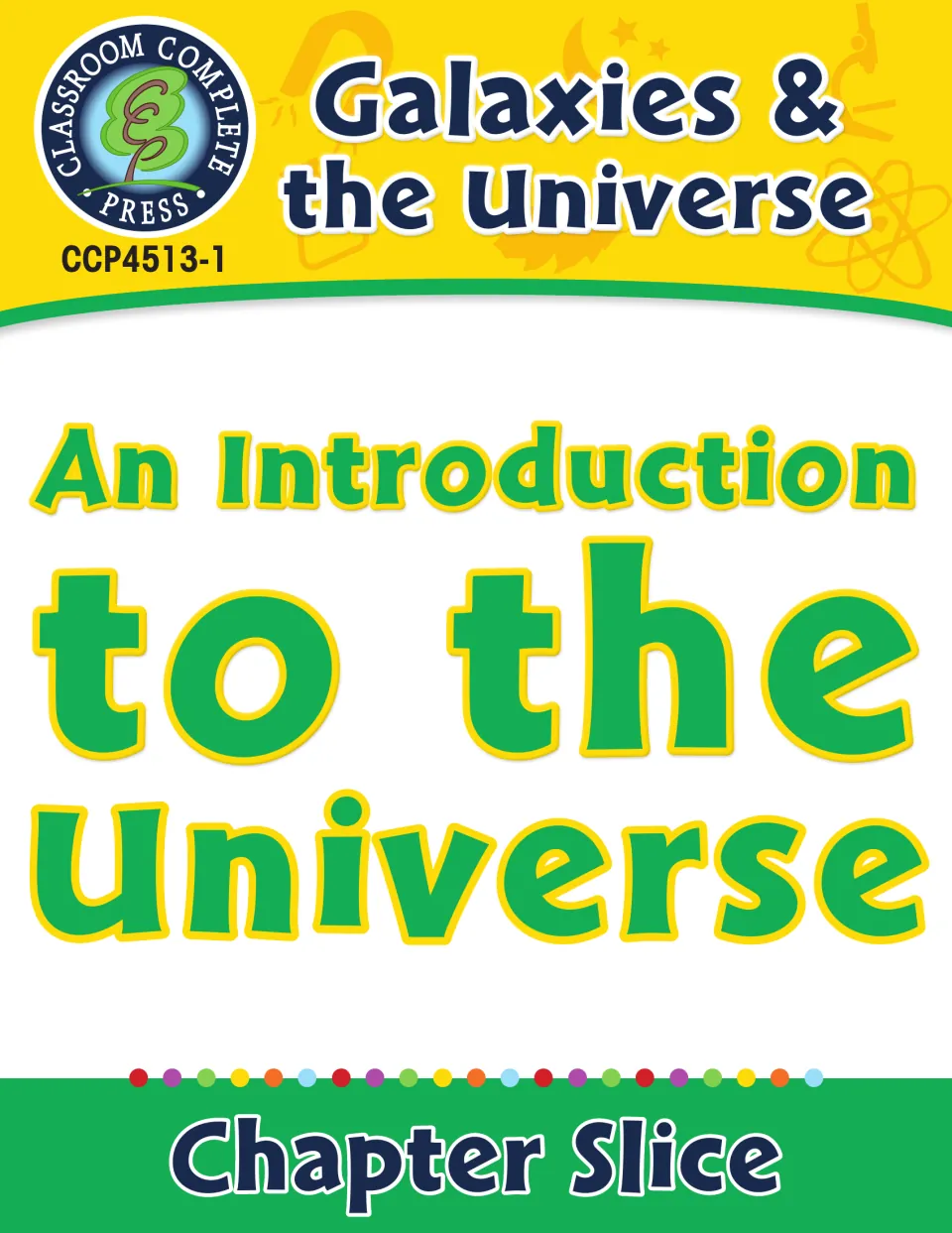 An Introduction to the Universe cover, a chapter slice from the Galaxies & the Universe unit