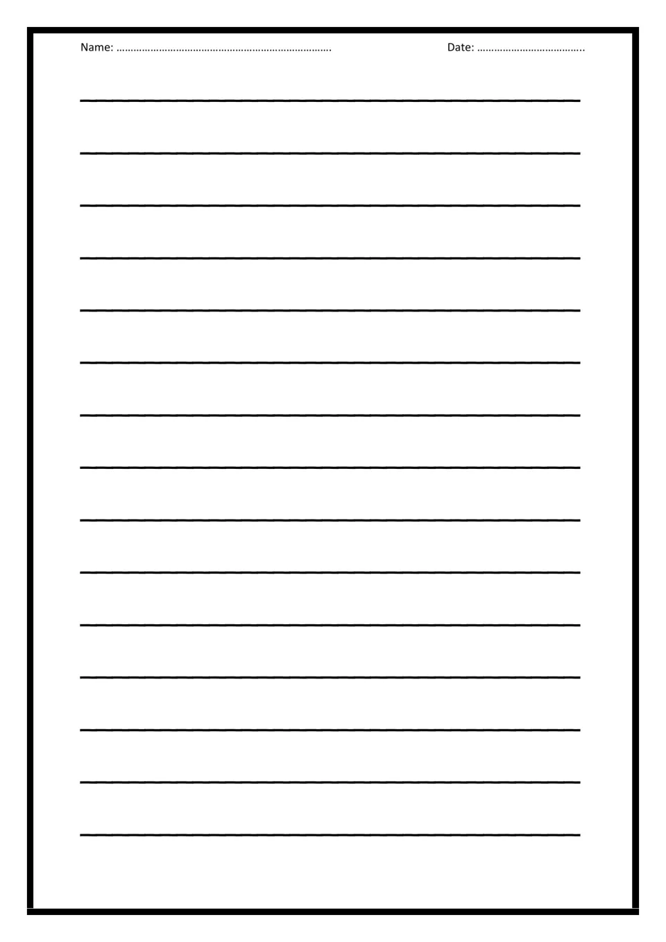 Story continuation sheet: extra writing space for students to keep going with the river cruise story