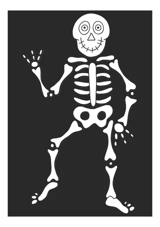 German Skeleton Worksheet – Label the Bones – sample page 3