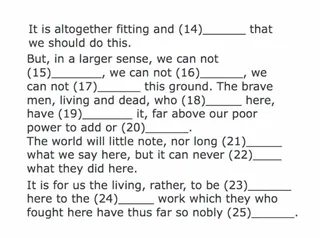 Gettysburg Address Song – preview 1