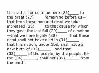 Gettysburg Address Song – preview 2