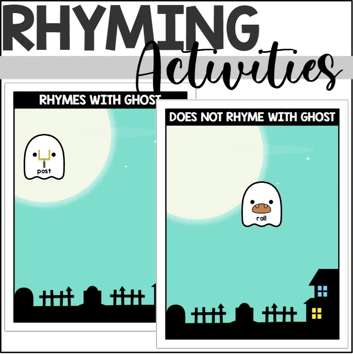 Ghost Themed Rhyming Words – cover
