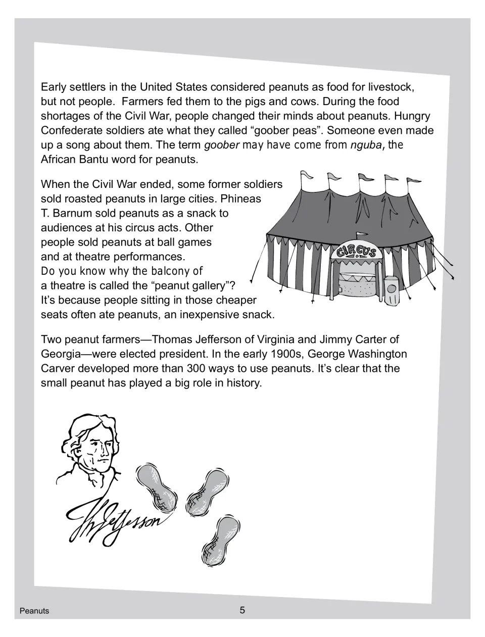 Article part 2: Civil War 'goober peas', the theater 'peanut gallery', and Carver's 300 peanut uses
