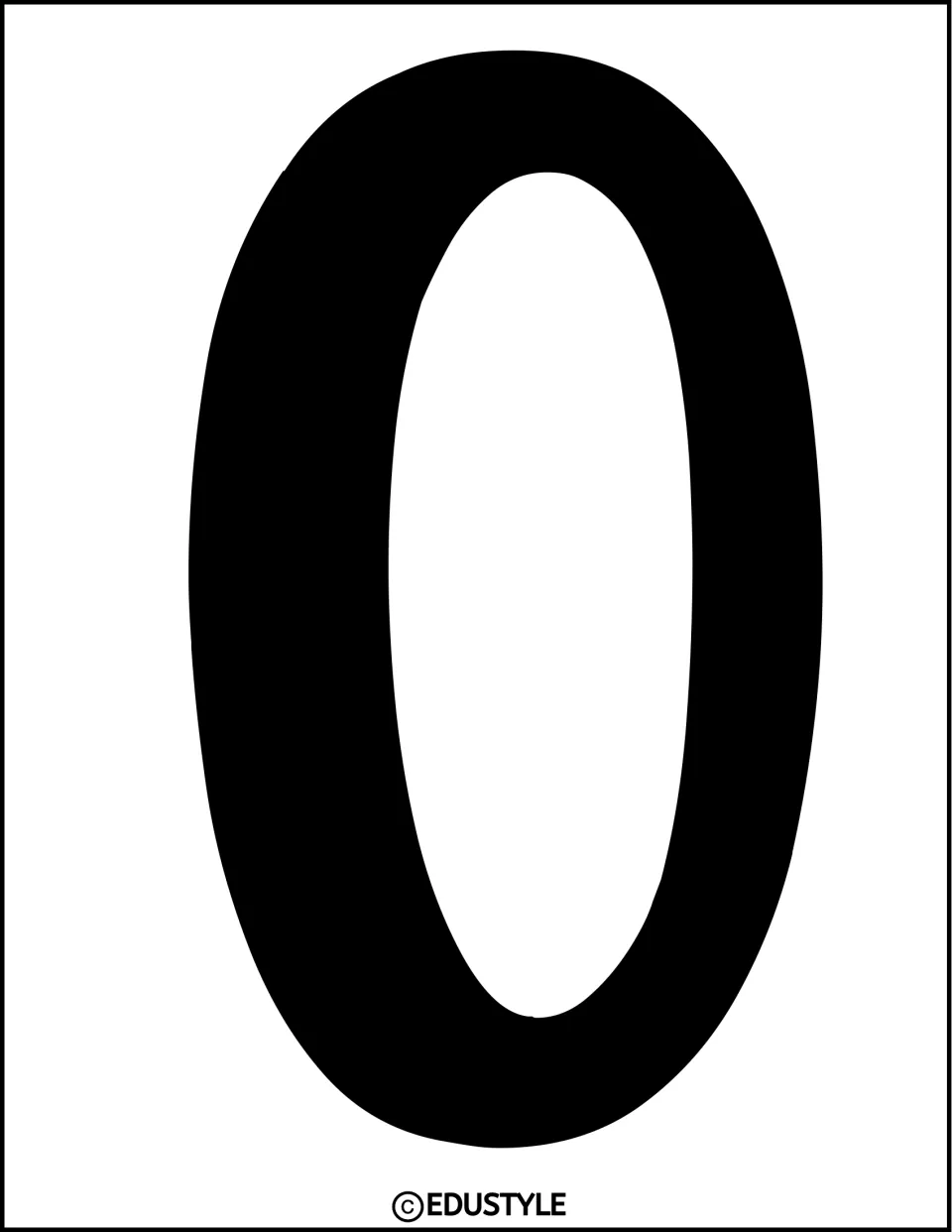 Black uppercase O, a printable title letter for the kit's 'Goodbye 2025!' end-of-year photo display