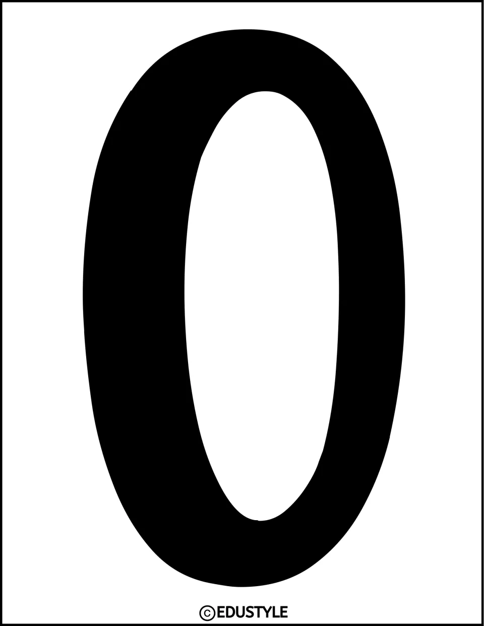 Second letter O for the summer door title: an identical full-page black letter so the word reads G-O-O-D