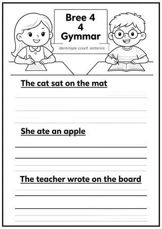 Grade 4 Grammar Review Packet | Back to School Worksheets – sample page 2