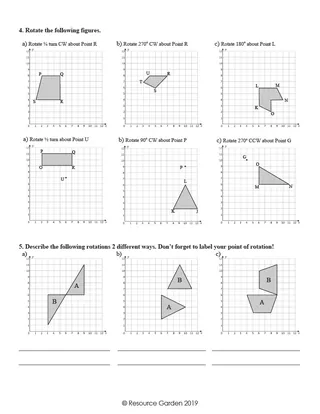 Grade 6 Transformations Review and Test – sample page 2