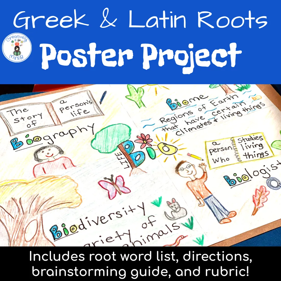 Greek & Latin Roots – Poster Project Review – cover