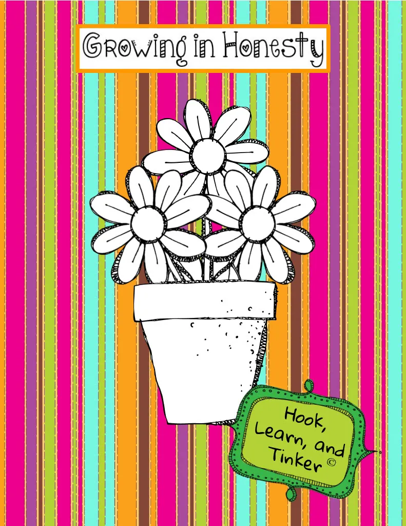 Growing in Honesty – Reflection Worksheet – cover