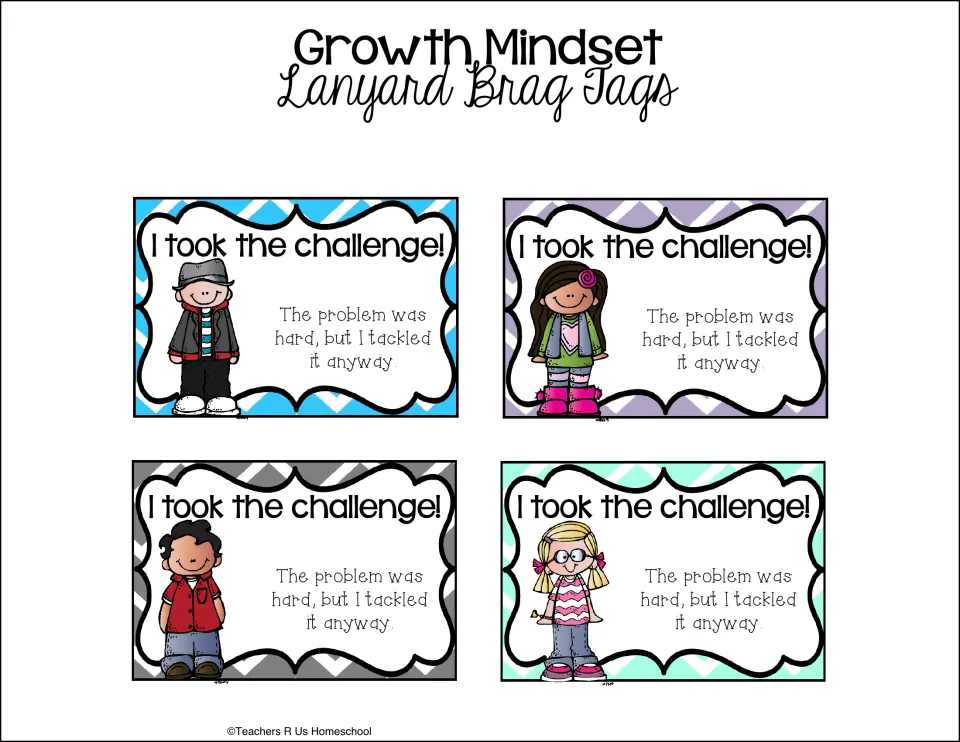 Challenge badges: four I took the challenge! tags stating the problem was hard, but I tackled it anyway