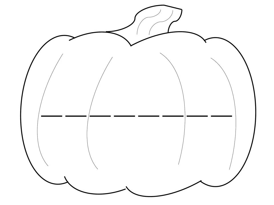 Name writing pumpkin with 8 letter blanks: students form each letter of an eight-letter name, then decorate the pumpkin