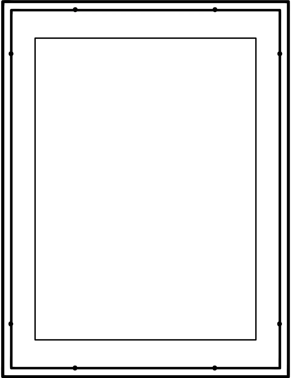 Decorated full-page drawing space where students draw their own candy house as a finished picture, no writing