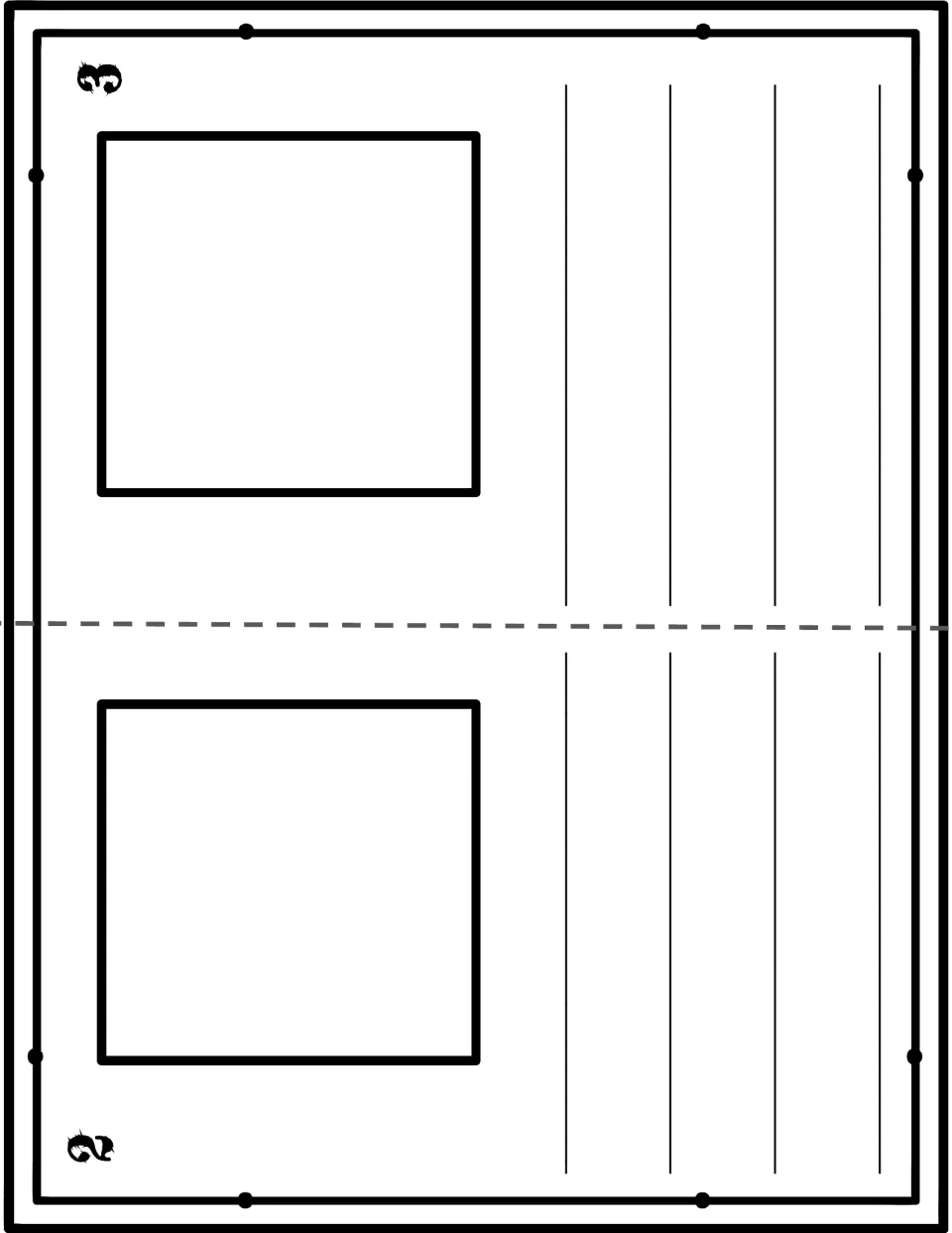Mini booklet pages 2 and 3 provide space to glue story pictures in order and write sentences for each event