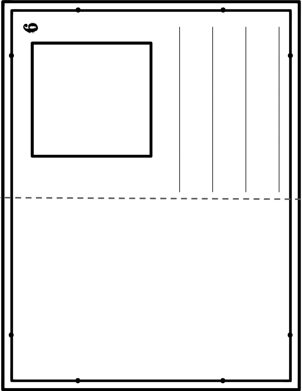 Mini booklet page 6 provides space to glue the final story picture and write sentences to finish the retelling