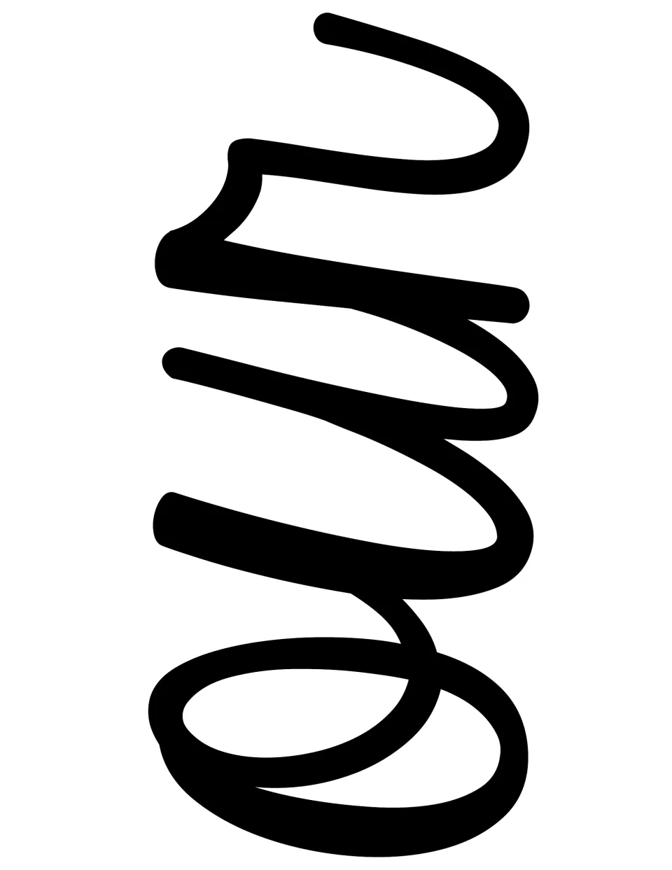 Black script word “our” to cut out for the camping bulletin board's Our Village of or Our Class of header