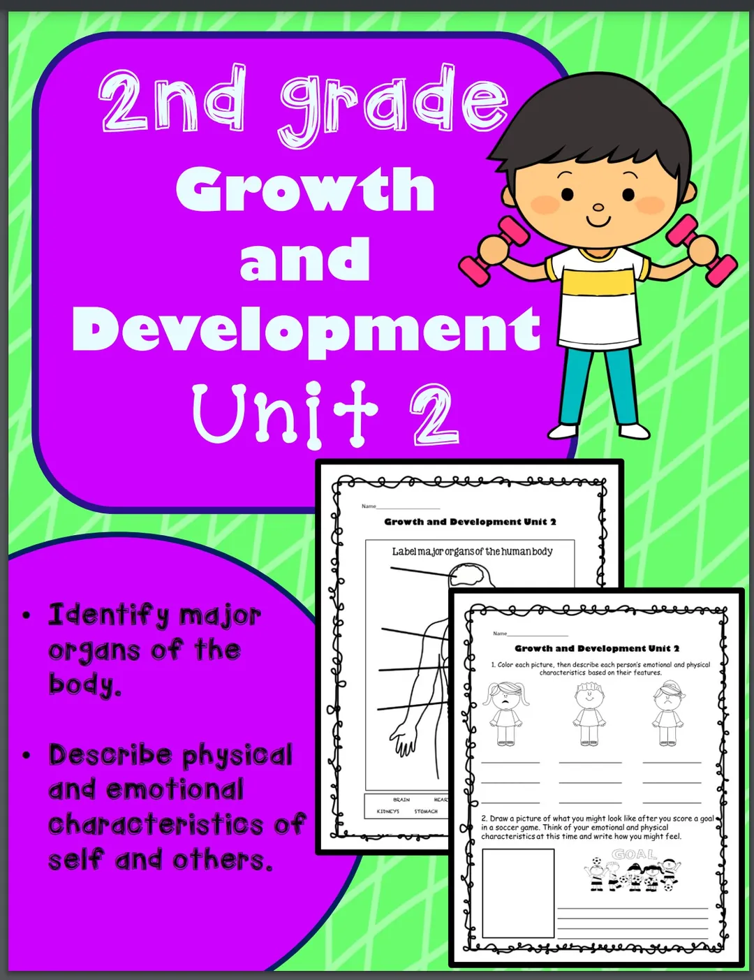 Health 2nd Grade Unit 2: Growth and Development – cover