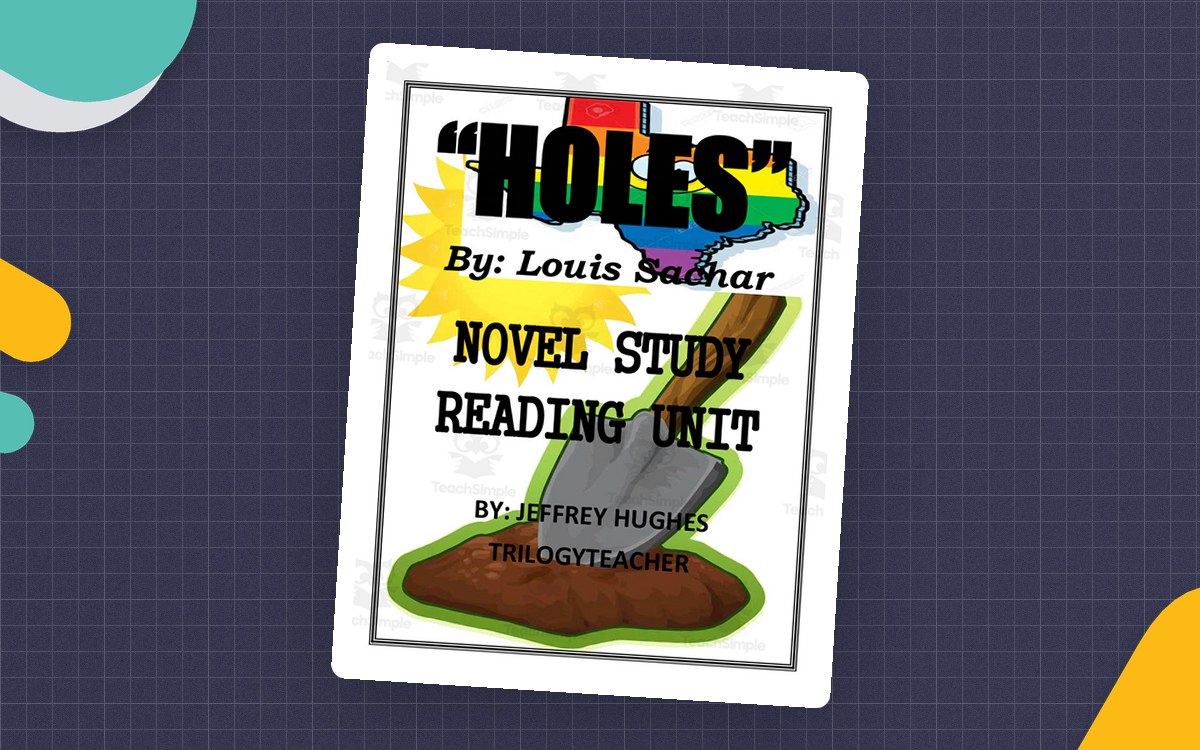Holes Novel Study Unit preview: 49 chapter comprehension worksheets