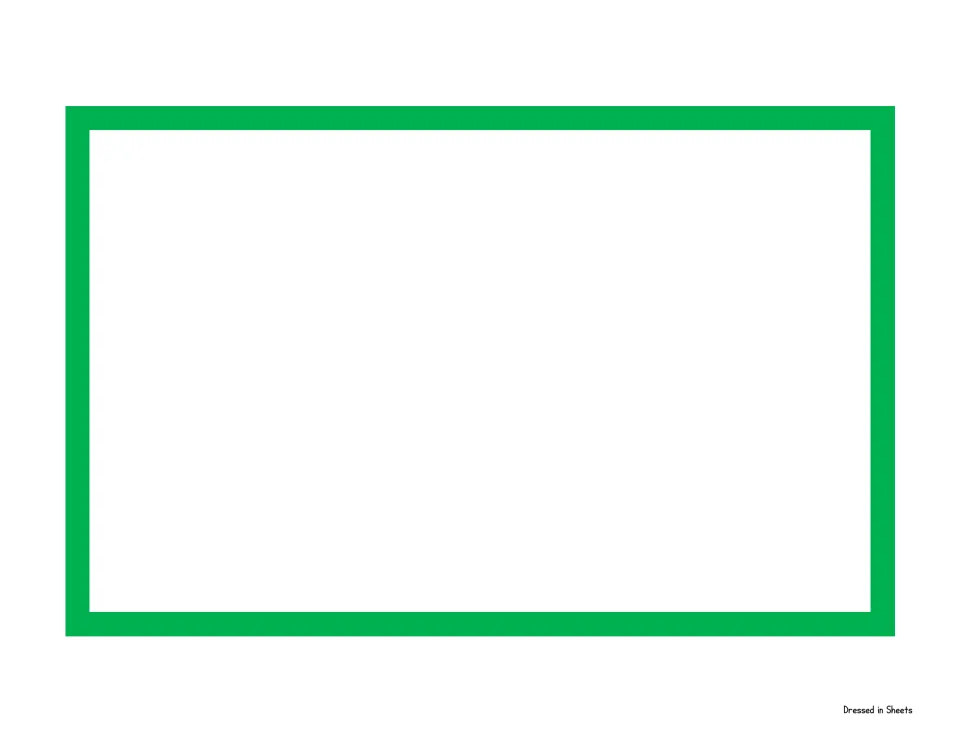 Green-edged blank backing card that sits behind one BOOKS letter, matching the green panel behind B in the display photo