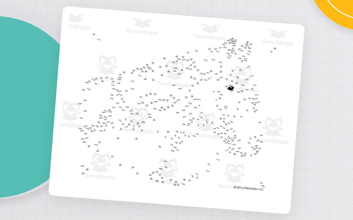 Horse Extreme Difficulty Dot-to-Dot / Connect the Dots preview